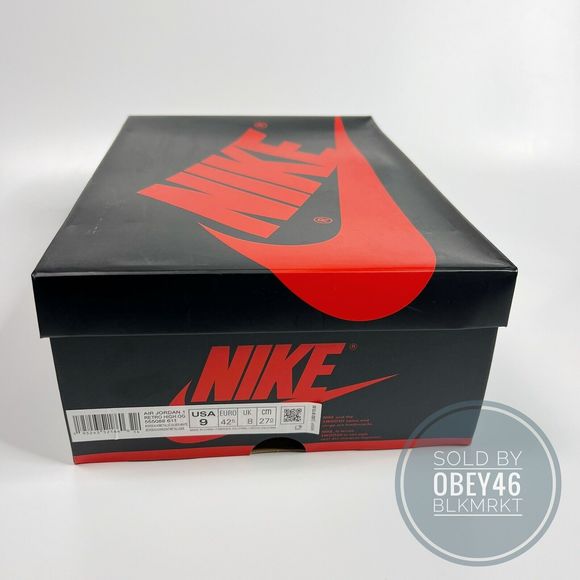 Air Jordan 1 Retro High OG Bordeaux White Metallic 555088-611 Mens  9 main image 4